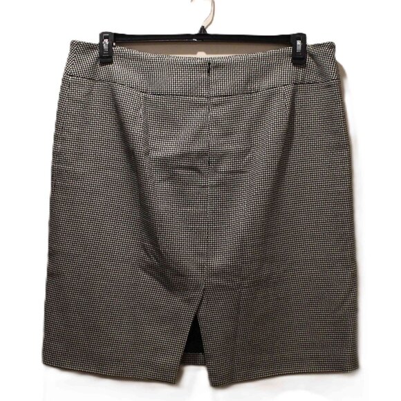 Anne Klein Houndstooth Stretch Skirt - Sz 18 - Picture 2 of 4